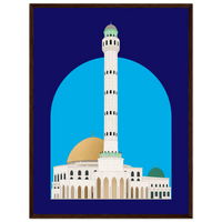 Affiche de la mosquée de Tivaouane, tableau religieux sénégalais, décoration murale